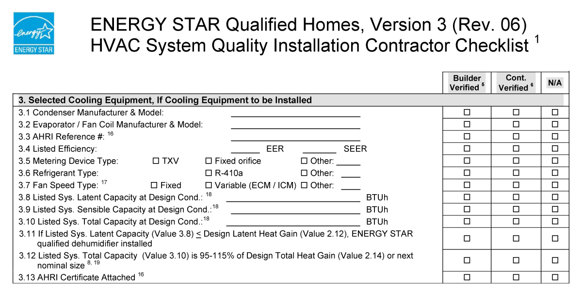 Selected Cooling Equipment, If Cooling Equipment to be Installed Selected Cooling Equipment, If Cooling Equipment to be Installed