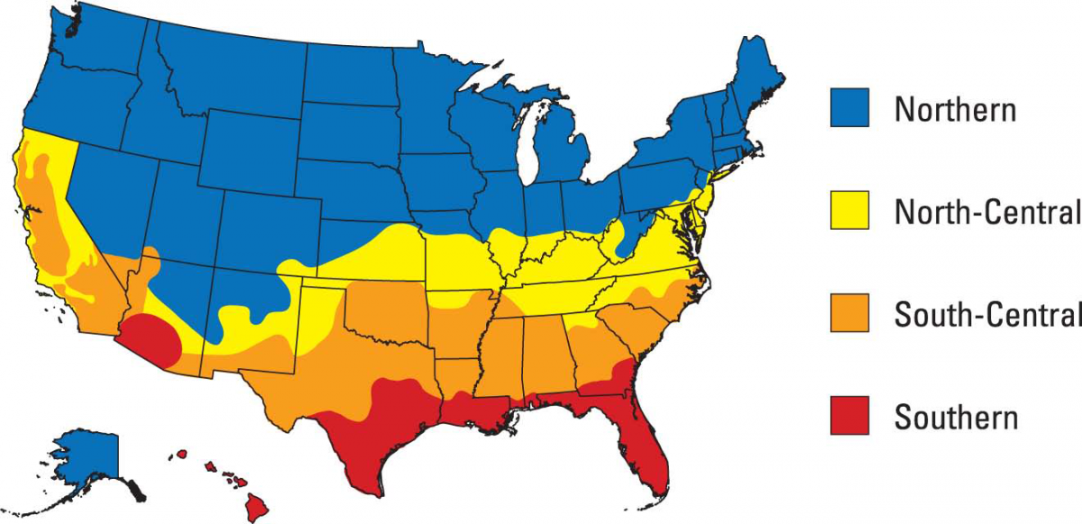 EPA Climate Map