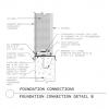 Connection of concrete foundation to SIP wall panel