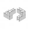 ICF stacked 90 degree corners