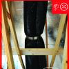 Metal strap is too small and is compressing duct