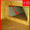 Air barrier not sealed