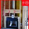 No insulation installed behind fireplace