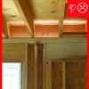 No air barrier is present between cantilever and conditioned space