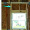 Window framing has appropriate number of king studs