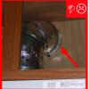 Kitchen exhaust has not been air sealed