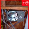 Non ICAT recessed light installed