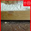 Foam sprayed at exterior sheathing and sill plate connection leaving gaps beneath sill plate