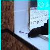 Hole drilled to verify sealant is present - Hole will be sealed after verification