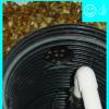 The drain tile connects to a sump pump which will pump water away from the foundation