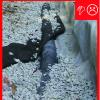 The gravel surrounding the drain tile is too large and will let too much debris through