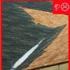 There is not a self-sealing bituminous membrane installed at the valley of the roof