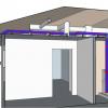A direct-vent sealed-combustion fireplace takes its combustion air directly from outside through a dedicated air inlet and vents combustion products directly outside