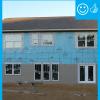 Structural insulated sheathing can provide racking strength (lateral load resistance), and serve as an air barrier and thermal barrier if installed according to manufacturer’s specifications with taped, sealed seams