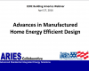 Advances in Manufactured Home Energy Efficient Design