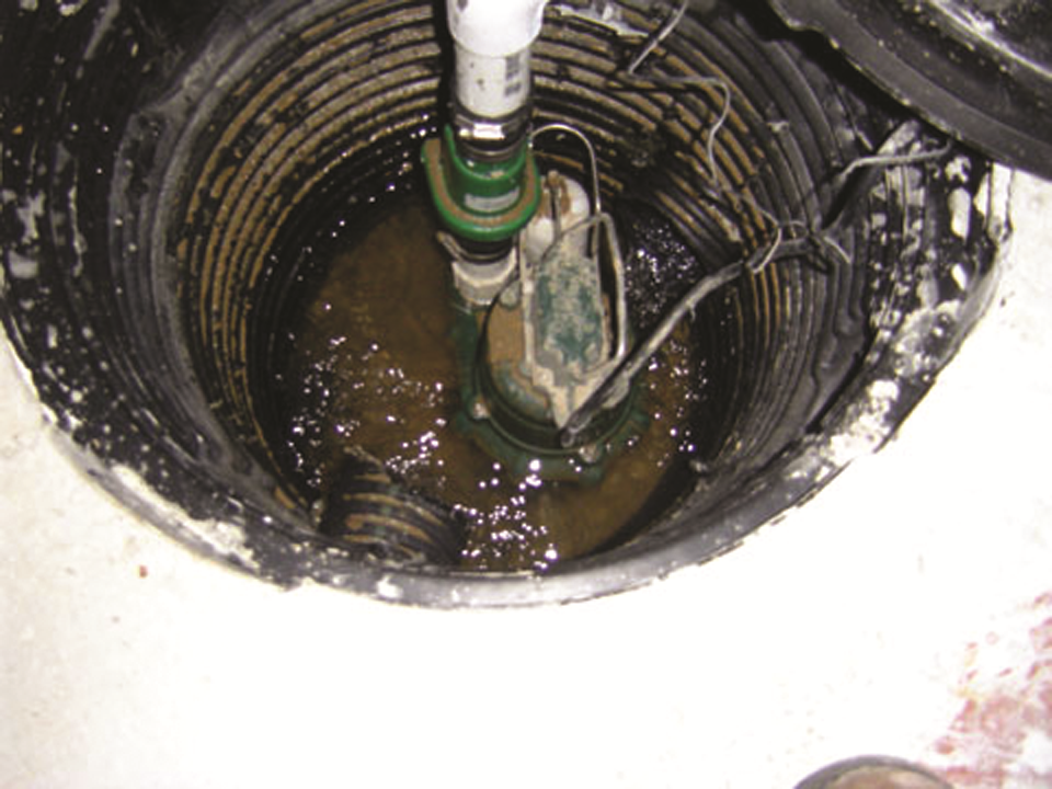 Drain or Sump Pump Installed in Basements or Crawlspaces