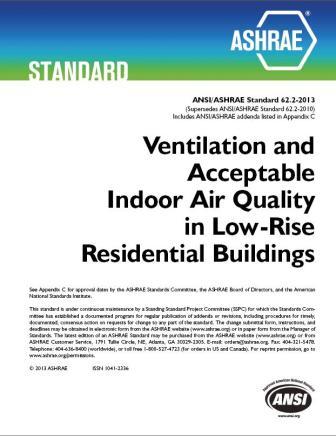 ASHRAE 62.2 2013 cover