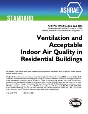 ASHRAE 62.2-2016 cover