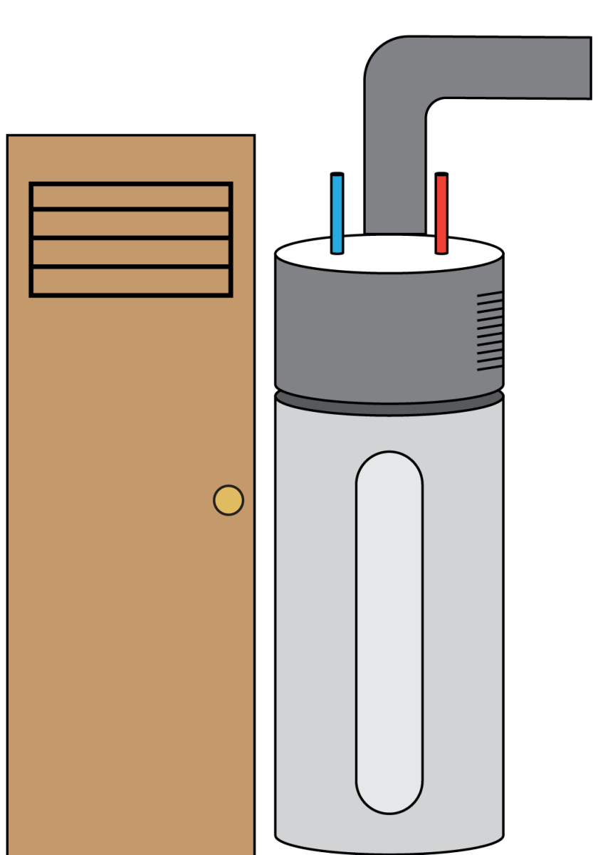 Inlet or exhaust ducting and half-louvered door or single door grille
