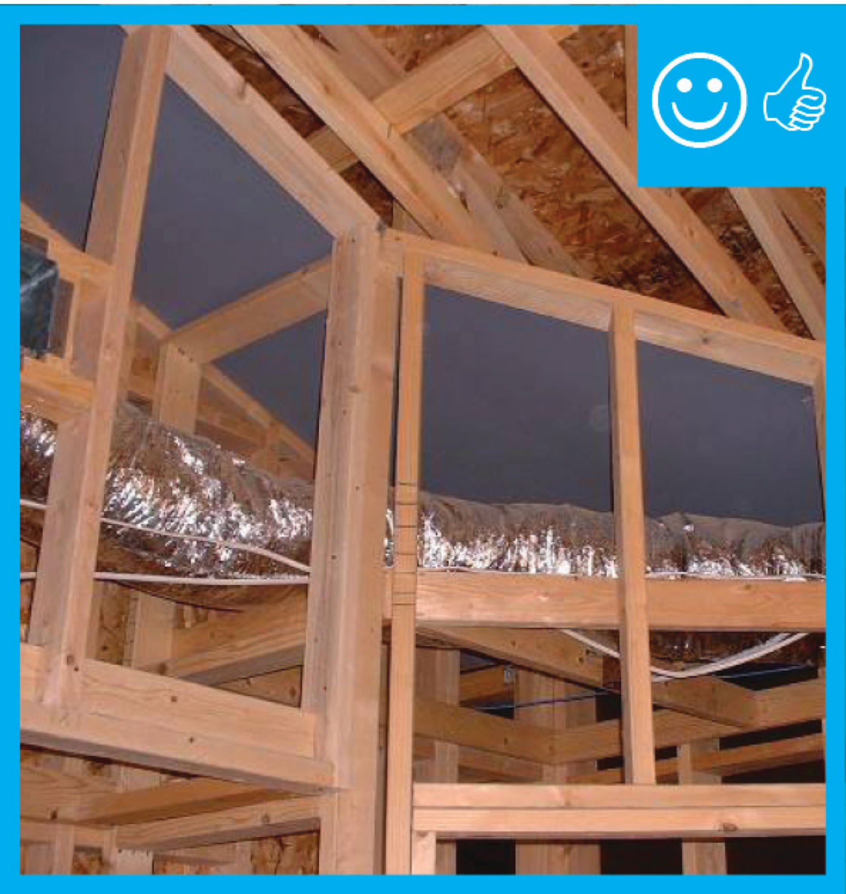 Dropped Ceiling Soffit Below Unconditioned Attic Building