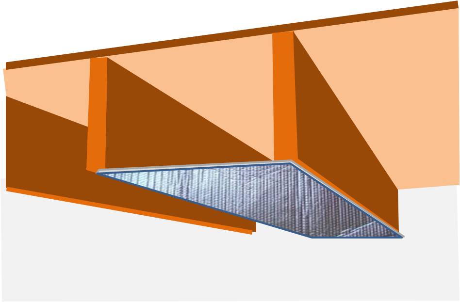 Some builders create pan joists by attaching a solid sheet good to the bottom of a floor joist to create a return air pathway