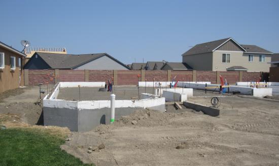 Install waterproofing on portions of the ICF that will be below grade.