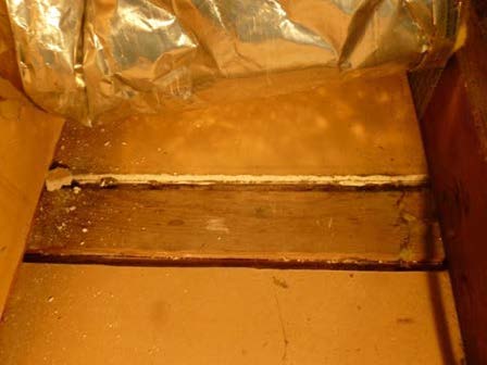 Gaps at shared common walls can be a significant source of air leakage in multi-family buildings.