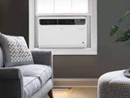 A cool room for extreme heat events should have low enough heat gains to be easily cooled by a small single-zone cooling system such as a mini-split heat pump or a window air-conditioner