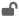 Unlock icon
