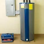 Electric storage water heater.