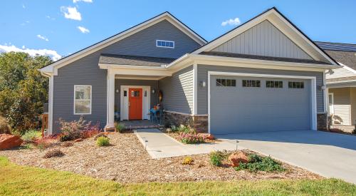 Addison Homes built this custom spec home in the mixed-humid climate in Greer, SC, and certified it to DOE Zero Energy Ready Home specifications in 2017. 