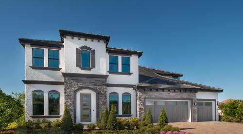 Meritage Homes built this custom spec home in the hot-humid climate in Orlando, FL, and certified it to DOE Zero Energy Ready Home specifications in 2018. 