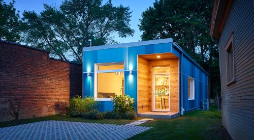 Module Design built this custom for buyer home in the cold climate in Pittsburgh, PA, and certified it to DOE Zero Energy Ready Home specifications in 2019. 