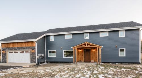TC Legend Homes built this custom for buyer home in the marine climate in Bellingham, WA, and certified it to DOE Zero Energy Ready Home specifications in 2019. 