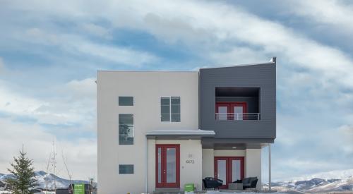 Garbett Construction built this production home in the cold climate in Park City, UT, and certified it to DOE Zero Energy Ready Home specifications in 2020. 