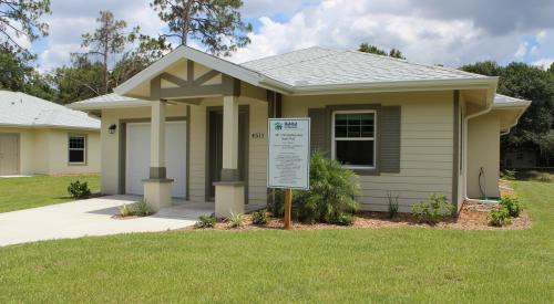 Habitat for Humanity South Sarasota Co. built this affordable home in the hot-humid climate in North Port, FL, and certified it to DOE Zero Energy Ready Home specifications in 2020. 