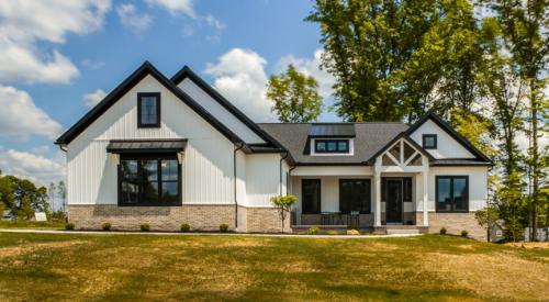 Charis Homes built this custom spec home in the cold climate in Uniontown, OH, and certified it to DOE Zero Energy Ready Home specifications in 2021.