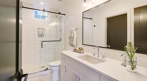 Right - EPA WaterSense-rated low-flow plumbing fixtures are verified as using less water than typical plumbing fixtures.