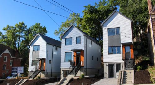 Module Design built this custom spec home in the cold climate in Pittsburgh, PA, and certified it to DOE Zero Energy Ready Home specifications in 2021.