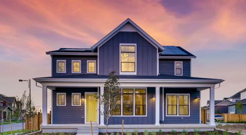 Thrive Home Builders built this production home in the cold climate in Denver, CO, and certified it to DOE Zero Energy Ready Home specifications in 2021.