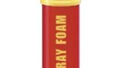 Canned spray foam is an excellent sealant for sealing cracks, seams, and holes around pipes up to a half inch in diameter.