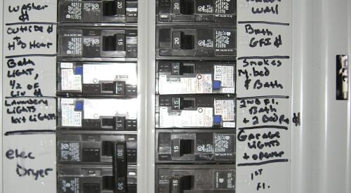 Electrical service panel
