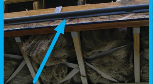 Right - Gasket installed at marriage wall connection prior to assembling modules