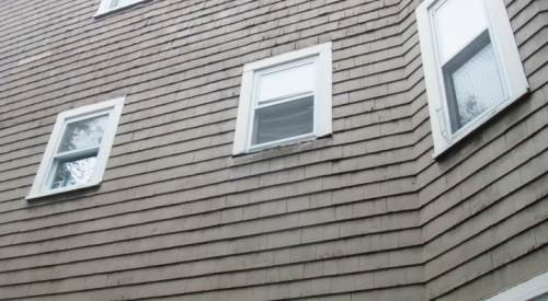 New windows were installed in this home but nothing was done to repair the rotted sill or to address why it failed.
