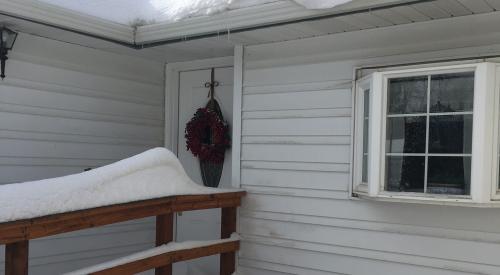 Heavy snow loads can exceed roof load limits risking roof collapse 
