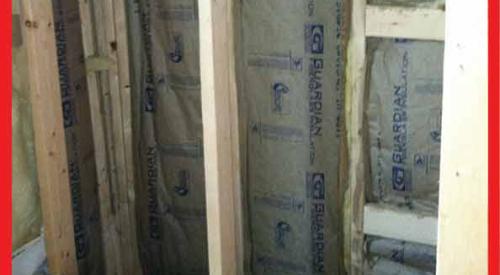 Wrong - Insulation does not fill double wall cavity