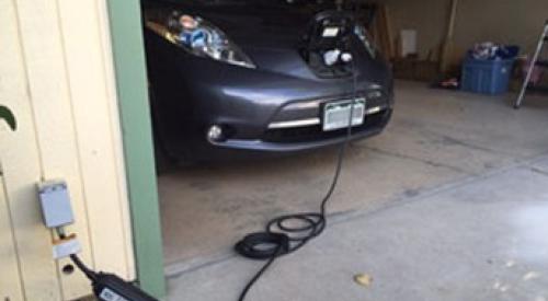 Level 1 electric vehicle chargers are typically portable and plug into a standard 120V wall outlet. 
