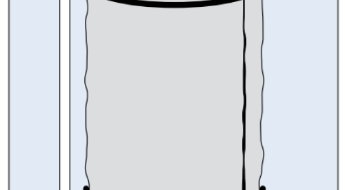 Use an X-shaped cut to expose control panels when installing an insulation blanket on an electric water heater