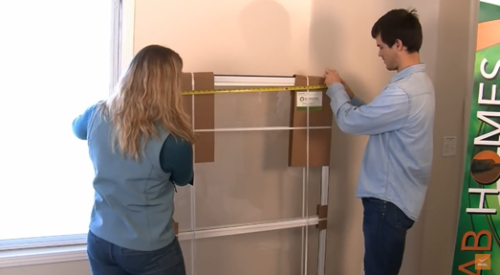Measure the storm window to ensure it will fit the intended opening.