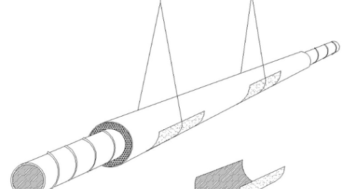 Right: If existing straps are narrower than 1.5 inches, add sheet metal saddles to keep the duct from sagging and pinching